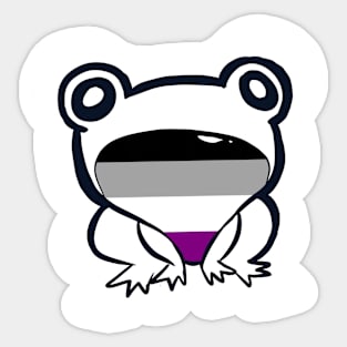 Ace Pride Frog Sticker